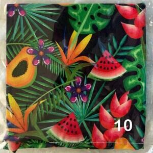 Pet Dog Cat Bandanas Small Tropical Theme Fruit Watermelon Floral  NEW